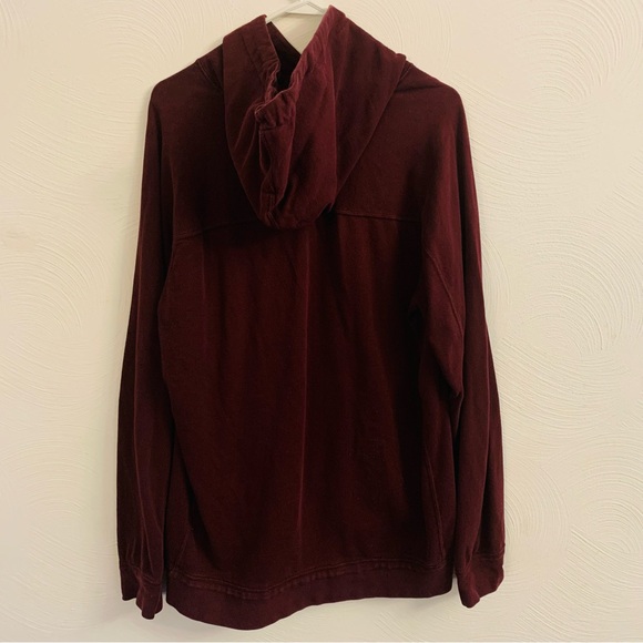 Burgandy American Eagle Hoodie - Picture 2 of 2